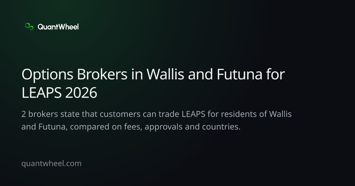 The share card of Options brokers in Wallis and Futuna for LEAPS