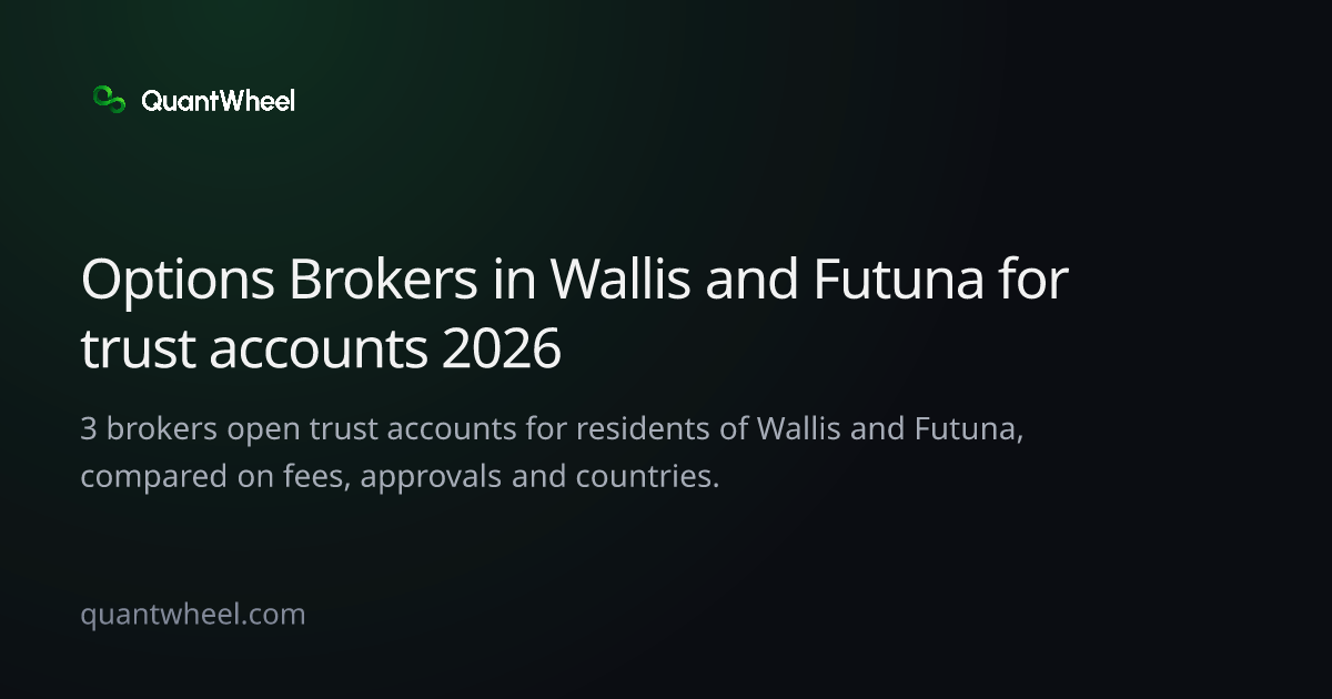 The share card of Options brokers in Wallis and Futuna for trust accounts