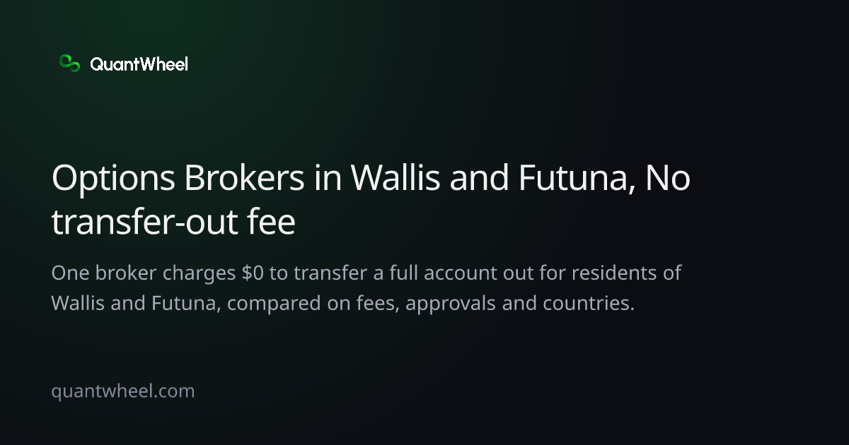 The share card of Options brokers in Wallis and Futuna with no transfer-out fee