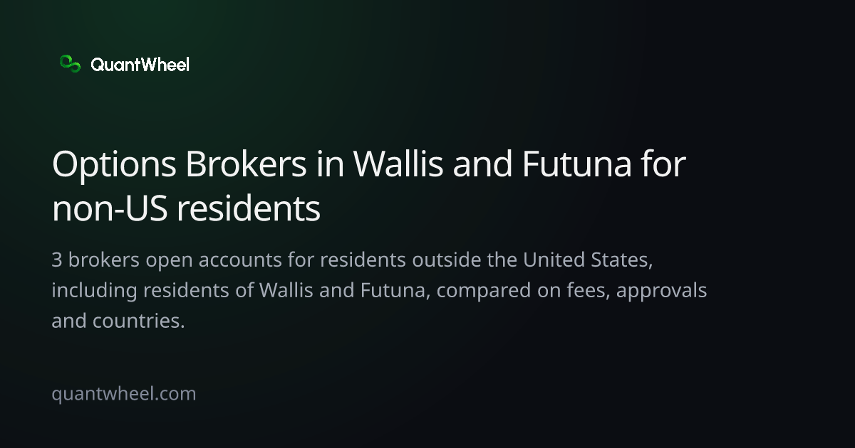 The share card of Options brokers in Wallis and Futuna for non-US residents