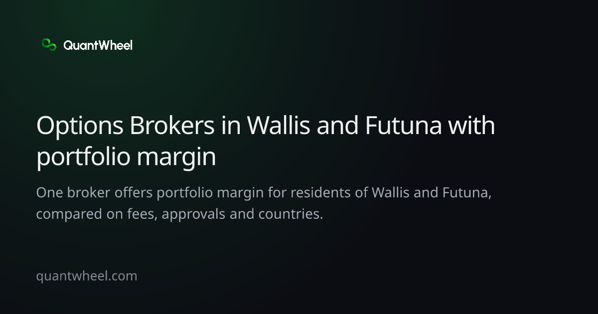 The share card of Options brokers in Wallis and Futuna with portfolio margin