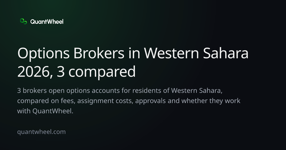 The share card of Options brokers in Western Sahara