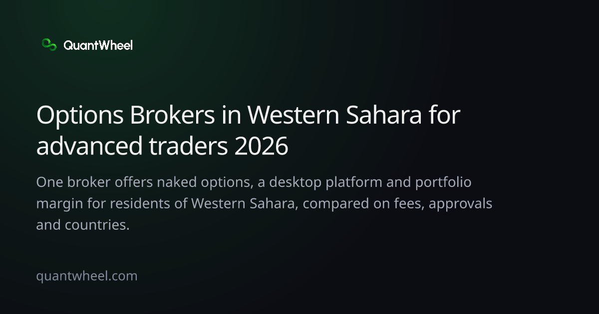 The share card of Options brokers in Western Sahara for advanced traders