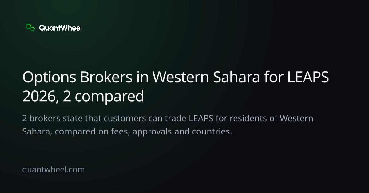 The share card of Options brokers in Western Sahara for LEAPS