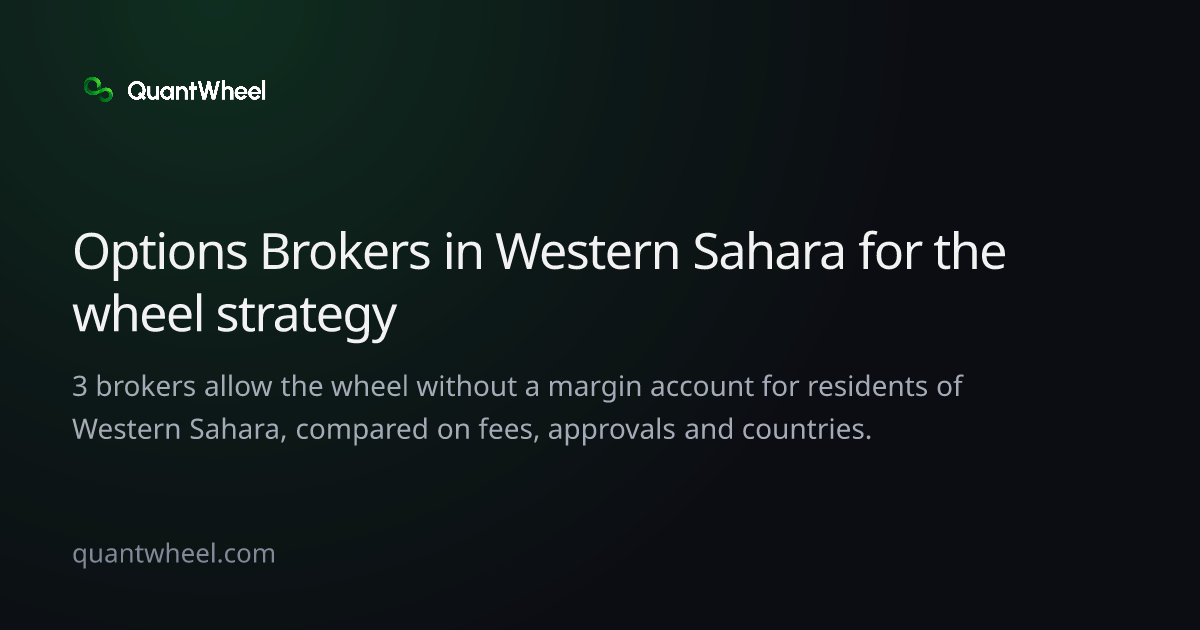 The share card of Options brokers in Western Sahara for the wheel strategy