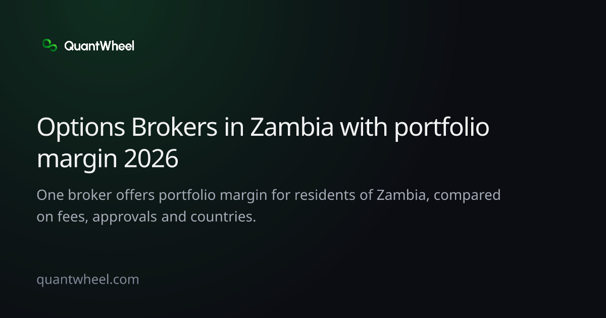 The share card of Options brokers in Zambia with portfolio margin