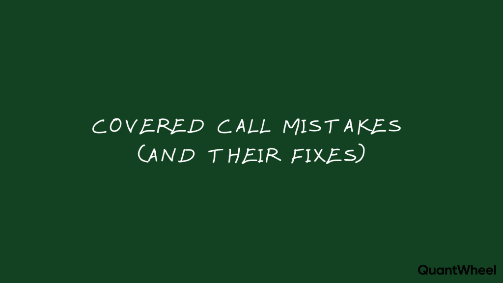 This image is basically the cover for a full breakdown of covered call mistakes and their fixes — and if you're running any kind of covered call strategy, this is stuff you need to know. We're talking covered call strike price selection mistakes, covered call expiration timing errors, covered call assignment surprises, and bad covered call rolling strategy decisions that quietly kill your covered call income strategy. This covered call example guide explains every covered call mistake in plain language so whether you're just learning what is a covered call or you've been doing covered call writing for a while, you'll walk away with a tighter covered call options strategy, better covered call probability of profit awareness, and a smarter approach to covered call passive income and covered call monthly income generation.