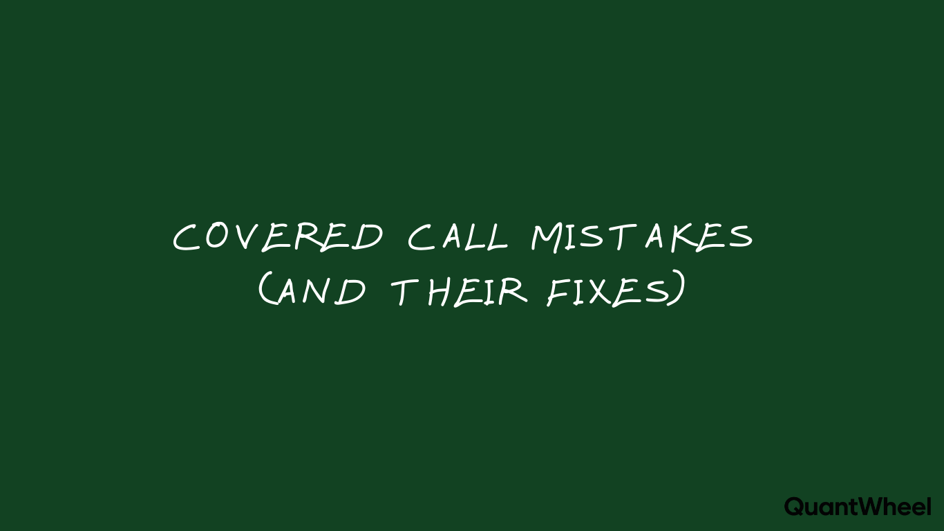 This image is basically the cover for a full breakdown of covered call mistakes and their fixes — and if you're running any kind of covered call strategy, this is stuff you need to know. We're talking covered call strike price selection mistakes, covered call expiration timing errors, covered call assignment surprises, and bad covered call rolling strategy decisions that quietly kill your covered call income strategy. This covered call example guide explains every covered call mistake in plain language so whether you're just learning what is a covered call or you've been doing covered call writing for a while, you'll walk away with a tighter covered call options strategy, better covered call probability of profit awareness, and a smarter approach to covered call passive income and covered call monthly income generation.