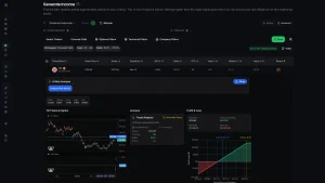 Here we’re looking at a screenshot showing a covered call example featuring an SMCI weekly trade with about 31% delta and 9 days to expiration, ideal for illustrating a high-delta covered call strategy. This covered call example visually explains how to write covered calls for income, evaluate covered call strike price selection, and understand what is a covered call in practice. It’s a real covered call tutorial showing step by step how a covered call options strategy can generate passive income using a covered call calculator or screener.