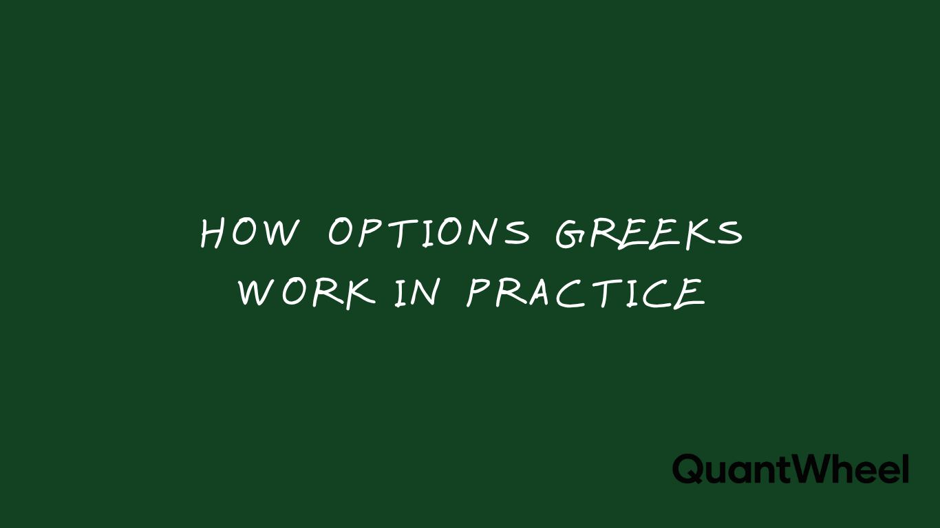 Intro image into an article that explains how to use each options greek across different situations when trading options.